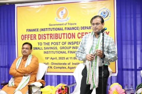 Offer Distribution Ceremony to the post of Inspector